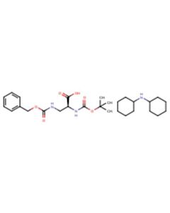 Astatech N-CYCLOHEXYLCYCLOHEXANAMINE;(2S)-2-[(2-METHYLPROPAN-2-YL)OXYCARBONYLAMINO]-3-(PHENYLMETHOXYCARBONYLAMINO)PROPANOIC ACID, 97.00% Purity, 5G