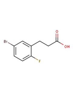 Astatech 3-(5-BROMO-2-FLUOROPHENYL)PROPIONIC ACID; 5G; Purity 95%; MDL-MFCD11036289