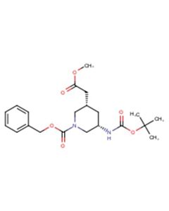 Astatech BENZYL CIS-3-(TERT-BUTOXYCARBONYLAMINO)-5-(2-METHOXY-2-OXO-ETHYL)PIPERIDINE-1-CARBOXYLATE; 1G; Purity 95%; MDL-