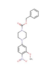 AstaTech BENZYL 4-(3-METHOXY-4-NITROPHENYL)PIPERAZINE-1-CARBOXYLATE; Purity 95%; 1G;