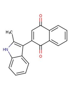 AstaTech 2-(2-METHYL-1H-INDOL-3-YL)NAPHTHALENE-1,4-DIONE, 95% purity, 0.1G