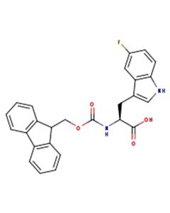 Astatech (S)-2-((((9H-FLUOREN-9-YL)METHOXY)CARBONYL)AMINO)-3-(5-FLUORO-1H-INDOL-3-YL)PROPANOIC ACID; 5G; Purity 95%; MDL-MFCD24842544