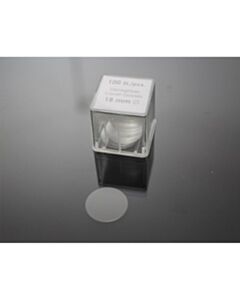 Azer Scientific Cover Glass, Round, No. 1, 18 mm, 100/Pack 10 Packs/Case