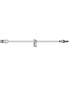 BD Extension set minibore removable slide clamp(s) spin male luer lock. Not made with DEHP. L: 60 in L: 152.4 cm PV: 1.8 mL content sterile