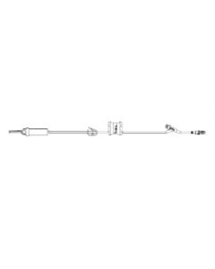BD Gravity Set, Flow Regulator, (1) Needle-Less Y-Site 5" from 2-Piece Male Luer Lock, Not Made with DEHP, 20 drops, 84" Length, 13mL PV, 50/CS
