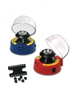 Benchmark Scientific Red Mini-Centrifuge With 2 Rotors