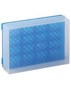 BioPlas 0030f Preparation Rack, With Cover, 96 Wells, Fluorescent Blue, (Pack Of 5)
