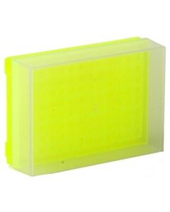 BioPlas 0034f Preparation Rack, With Cover, 96 Wells, Fluorescent Yellow, (Pack Of 5)
