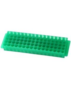BioPlas 80 Well Microcentrifuge Tube Rack, CS/20, Green