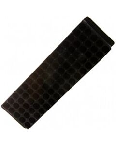 BioPlas 80 Well Microcentrifuge Tube Rack, CS/20, Black