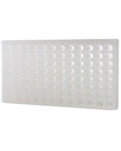 BioPlas 0090 Microcentrifuge Tube Rack, 96 Wells, Natural, (Pack Of 5)