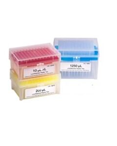 BioPlas Low Retention, Racked, 96 Tips/Rack, PK/10, Natural, 1250 uL
