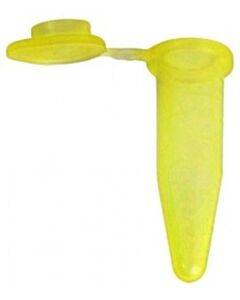BioPlas 1.5mL g-Tube, Flat Top Microcentrifuge Tube, Sterile, CS/10000, Yellow, 1.5 mL