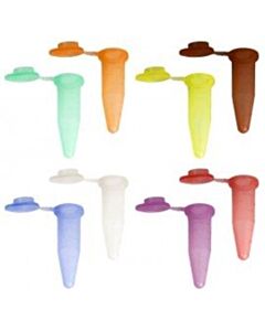 BioPlas 1.5mL g-Tube, Flat Top Microcentrifuge Tube, Sterile, CS/10000, Rainbow, 1.5 mL