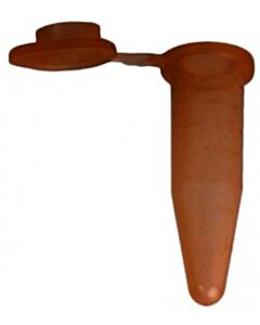 BioPlas 0.6mL g-Tube, Flat Top Microcentrifuge Tube, Sterile, CS/10000, Amber, 0.6 mL
