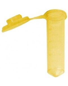 BioPlas 2.0mL g-Tube, Flat Top Microcentrifuge Tube, Sterile, CS/10000, Yellow, 2.0 mL