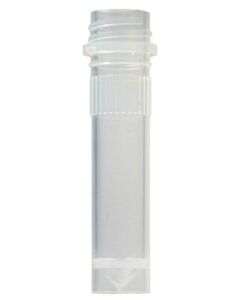 BioPlas 2.0ml Assembled Screw Cap Tube, Skirted Base, Ribbed, Sterile
