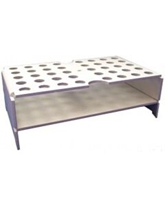 BioPlas 4214 Keyed Rack, 40 Place, Anodized Aluminum