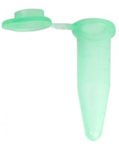 BioPlas 4304 Flat Top Microcentrifuge Tube, 1.5mL, Green, (Pack Of 500)