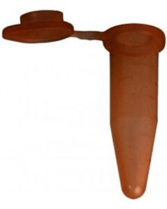 BioPlas 4320 Flat Top Microcentrifuge Tube, 0.6mL, Amber
