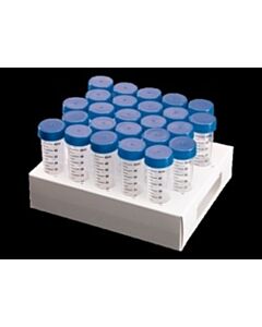BioPlas 50ml Conical Tube, Racked, Sterile (1 Racks Of 25 Tubes Per