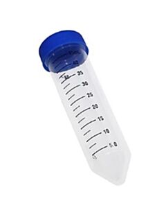 BioPlas 50mL Self-Standing Conical Tube, Sterile , CS/500, Clear, 50 mL