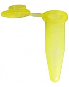 BioPlas 5045-3 Thin Wall Micro Tube With Attached Cap, 0.2mL, Yellow, (Pack Of 1000)