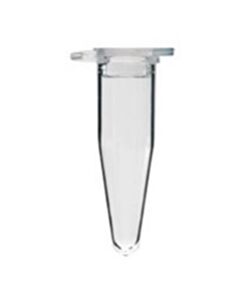 BioPlas BioFlex 8-Strip Low-Profile* Tubes with Individually-Attached Flat, Angular, Caps, 0.1ml, CS/1200, White, 0.1 mL