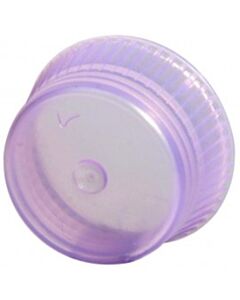 BioPlas 6710 Uni To Flex Safety Caps For 16mm Blood Collecting & Culture Tubes, Lavender, (Pack Of 1000)