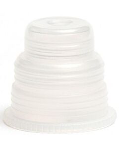 BioPlas 8350 Hexa Flex Safety Caps For Blood Collection And Culture Tubes, Natural Color, (Pack Of 500)