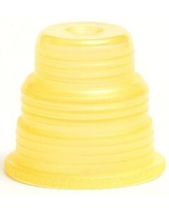 BioPlas 8380 Hexa Flex Safety Caps For Blood Collection And Culture Tubes, Yellow, (Pack Of 500)