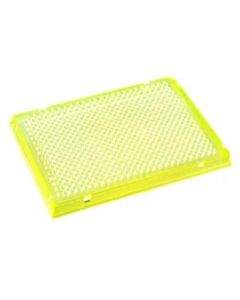 BioPlas PermaFrame 384-Well Full-Skirt PCR Plate, A24, Clear Wells, CS/100, Yellow