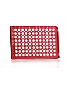 Azenta Life Sciences TPE Septum Cap, yellow, 96-format, on backing mat, 10 mats/960 caps per case, suitable for all Internal Thread Tubes