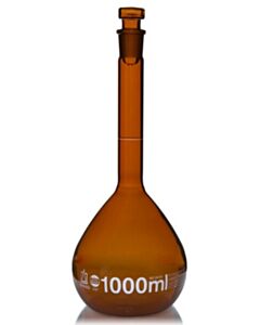 Brandtech Volumetric Flask, USP Bbr, 500ml Ns1926 Glass, Pk Of 2