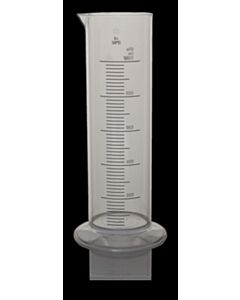 Brandtech Graduated Cylinder, SAN, Low Form, Molded Grads, 50ml, Pk 12