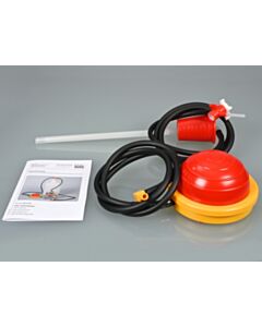 Burkle OTAL battery foot pump, PP/PVC, tube Ø 12 mm