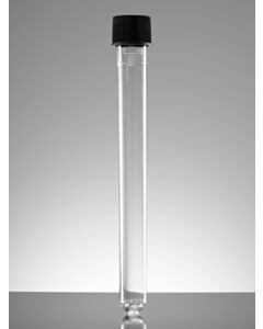 Corning Falcon 19 mL Round Bottom Polystyrene Test Tube, with Screw Cap, Sterile, Individually Wrapped, 500/Case