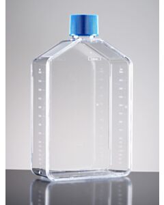 Corning Falcon 175 Sq cm Rectangular Straight Neck Cell Culture Flask With Plug Seal Cap