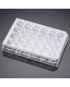Corning Primaria 24-well Flat Bottom Surface Modified Multiwell Cell Culture Plate, with Lid, Ind. Wrapped, Sterile, 50/CS