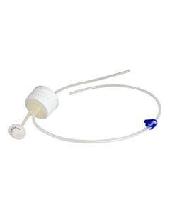 Chemglass Transfer Cap Assembly, 2, 000mL, Advantaflex Tubing, 53B, Vented, Plugged End, Sterile