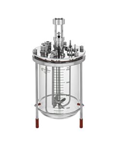 Chemglass 5L Cell Culture Bioreactor System Complete, Without Motor