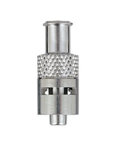 Chemglass Female Luer Lock to Male Luer Lock Adapter, 316 Stainless Steel