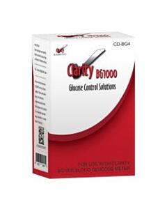 Clarity Diagnostics Diabetes Management Test Control Set Clarity BG1000 Blood Glucose Normal Level/High Level