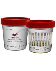 Clarity Diagnostics Drugs of Abuse Test Kit Clarity® AMP, bar, BZO, COC, mAMP/MET, MDMA, OPI300, MTD, OXY, PCP, TCA 25 Tests CLIA Waived