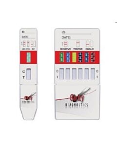 Clarity Diagnostics Drugs of Abuse Test Kit Clarity® AMP, bar, BZO, COC, mAMP/MET, MTD, OPI, PCP, TCA, THC 25 Tests CLIA Waived