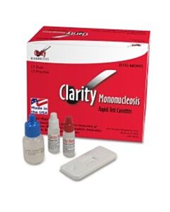 Clarity Diagnostics Mononucleosis Cassettes, CLIA Waived, Whole Blood Only