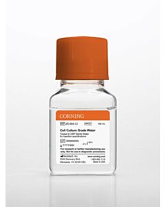 Corning 100 mL Cell Culture Grade Water Tested To USP Sterile Water For Injection Specifications
