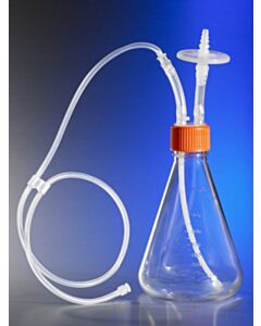 Corning 1L Polycarbonate Erlenmeyer Flask with Dip Tube with 02