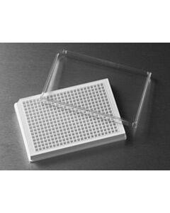Corning 384-well Low Flange White Flat Bottom Polystyrene TC-treated