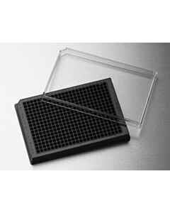 Corning 384-well Low Flange Black Flat Bottom Polystyrene TC-treated